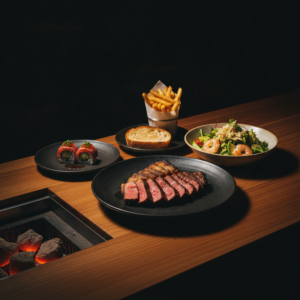 熟成リブアイステーキランチ